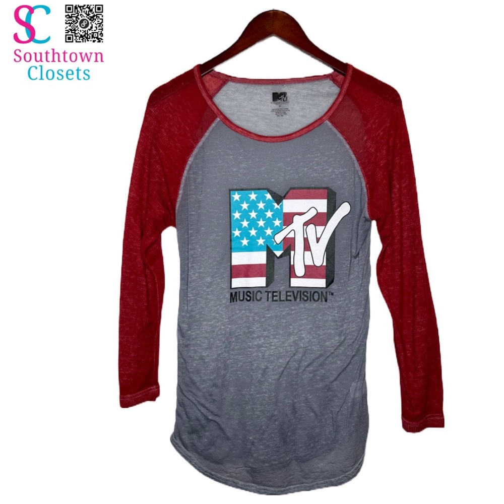Vintage MTV Baseball Style Jersey. Size Medium.